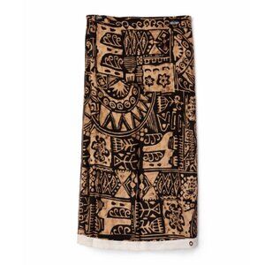 1.44 cm *LINEN Fabric Aztec tribal print - 60" width